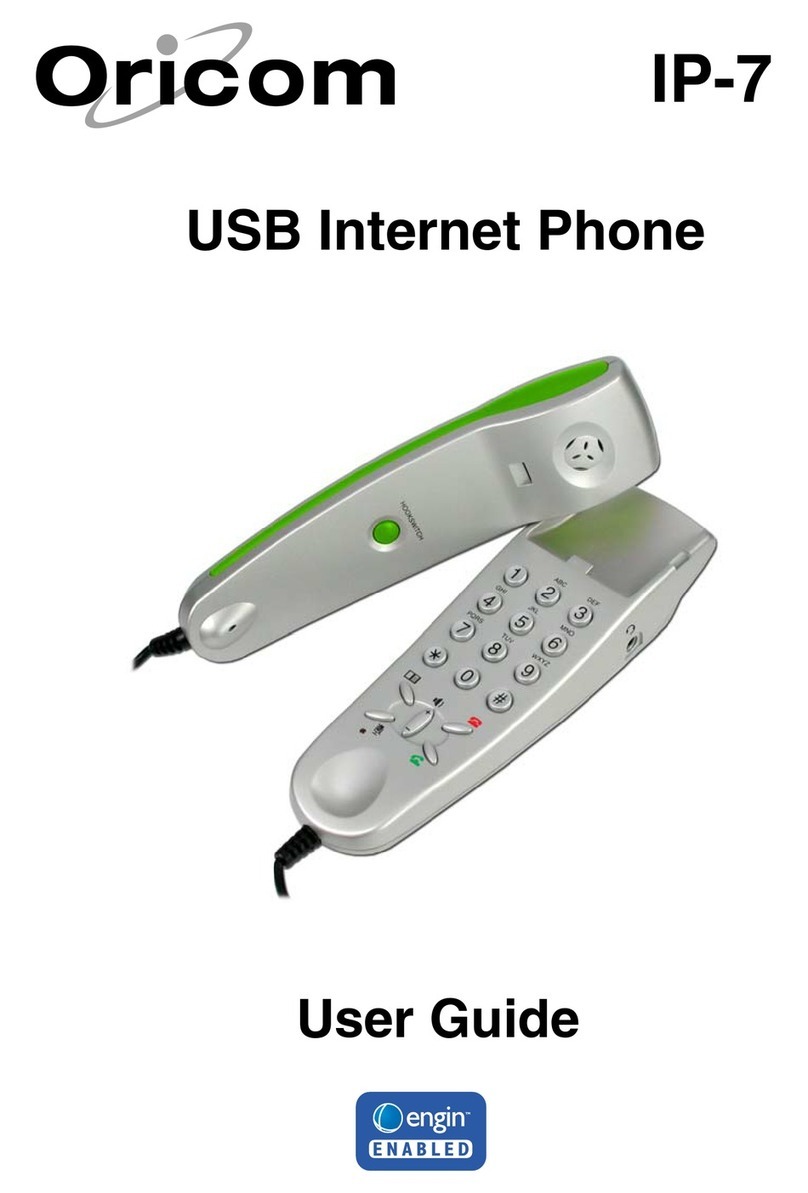 Oricom IP-7 User manual