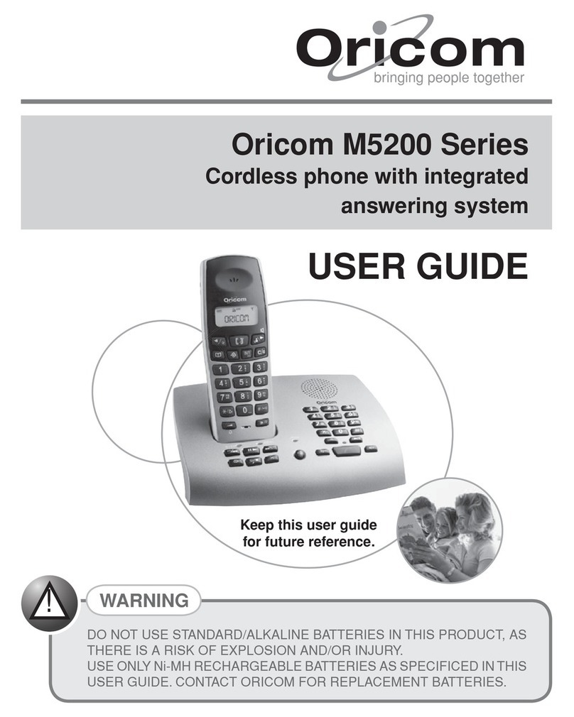 Oricom M5200 Series user guide