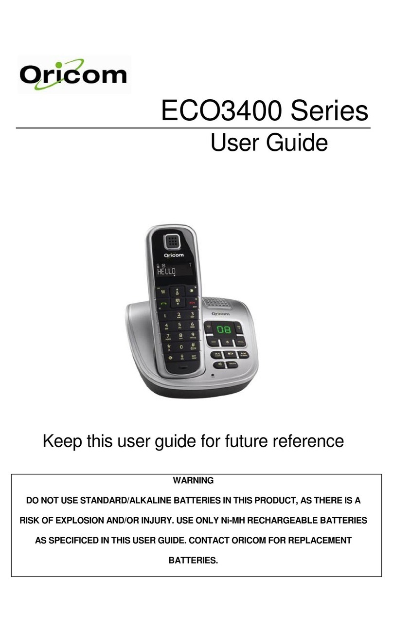 Oricom ECO3400 user guide