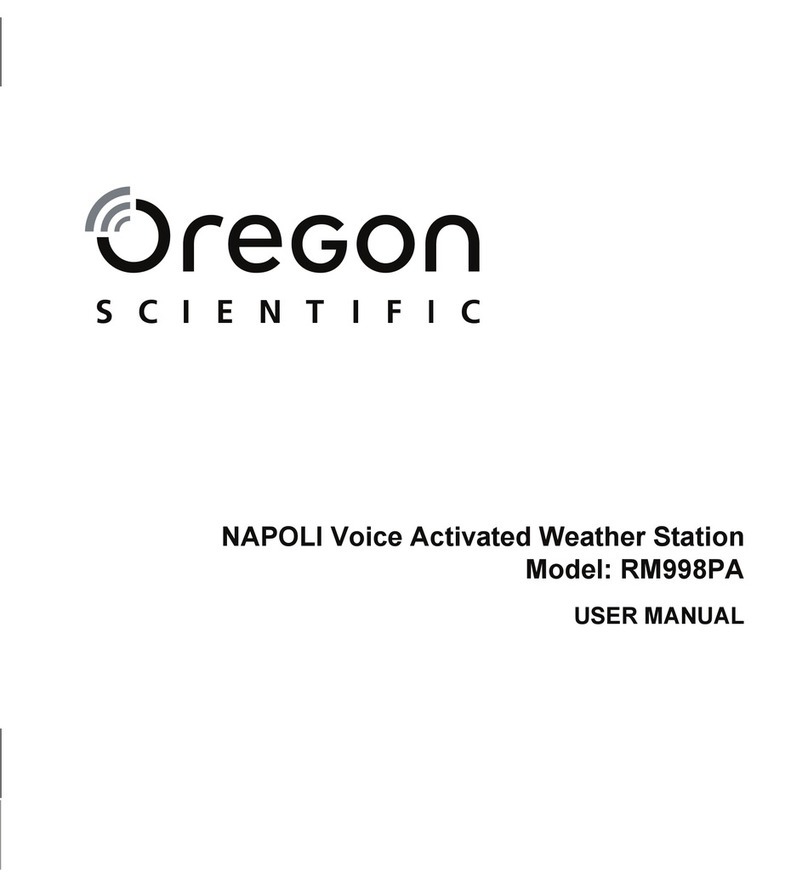 Oregon Scientific NAPOLI RM998PA User manual
