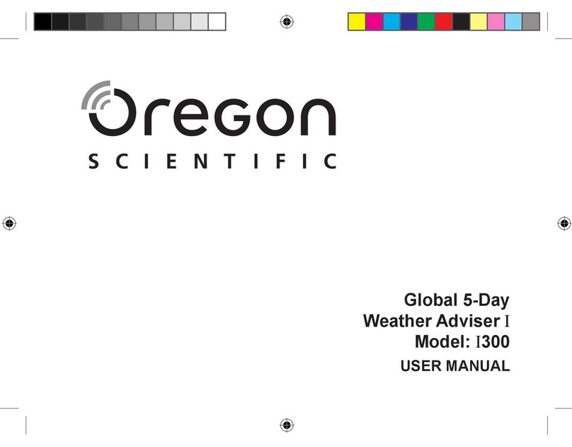 Oregon Scientific Global 5-Day Weather Adviser II I600 user manual