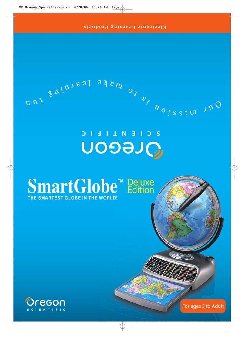 Oregon Scientific SmartGlobe AC/DC Adapter User manual
