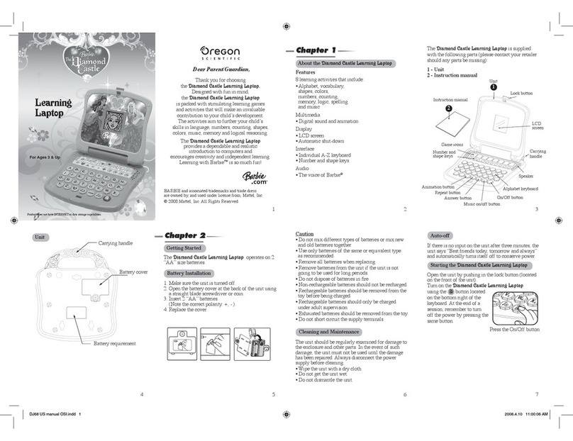 Oregon Scientific DJ68 User manual