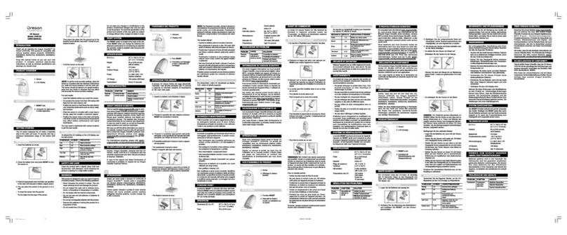 Oregon Scientific UVR128 User manual Oregon Scientific UVR128 User manual