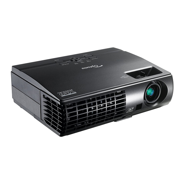 Optoma TX7156 User manual