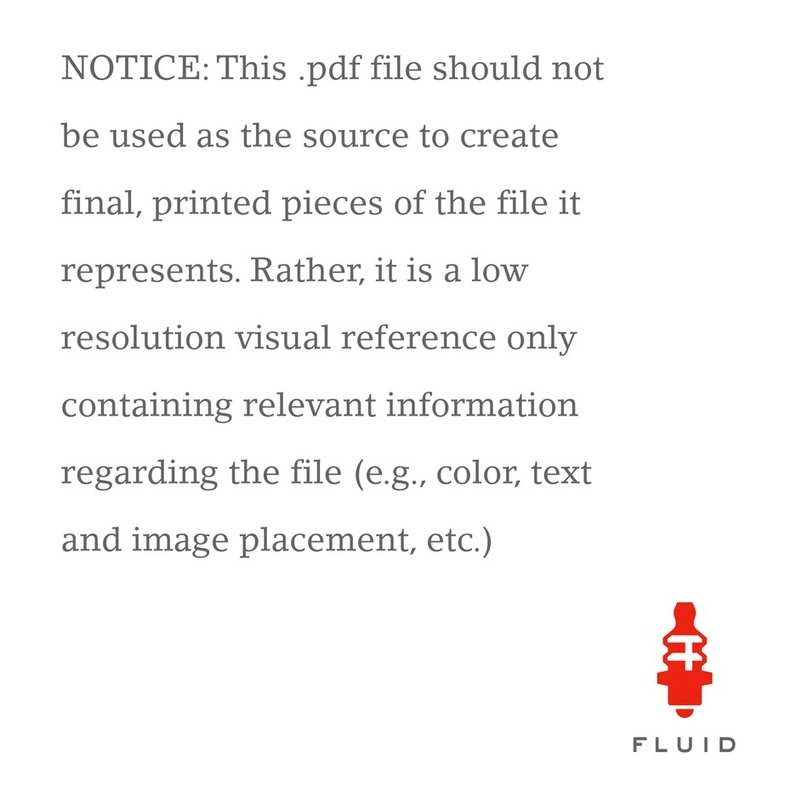 Orbit Manufacturing Fluid 57912 User manual