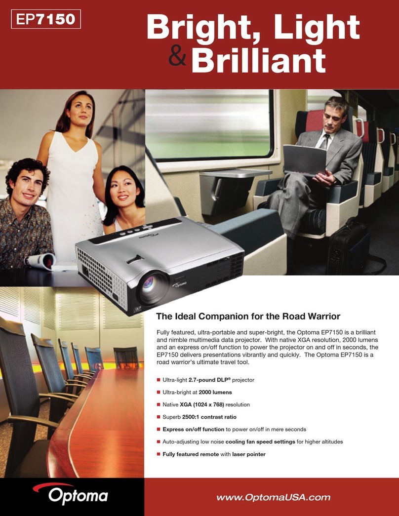 Optoma EP7150 User manual