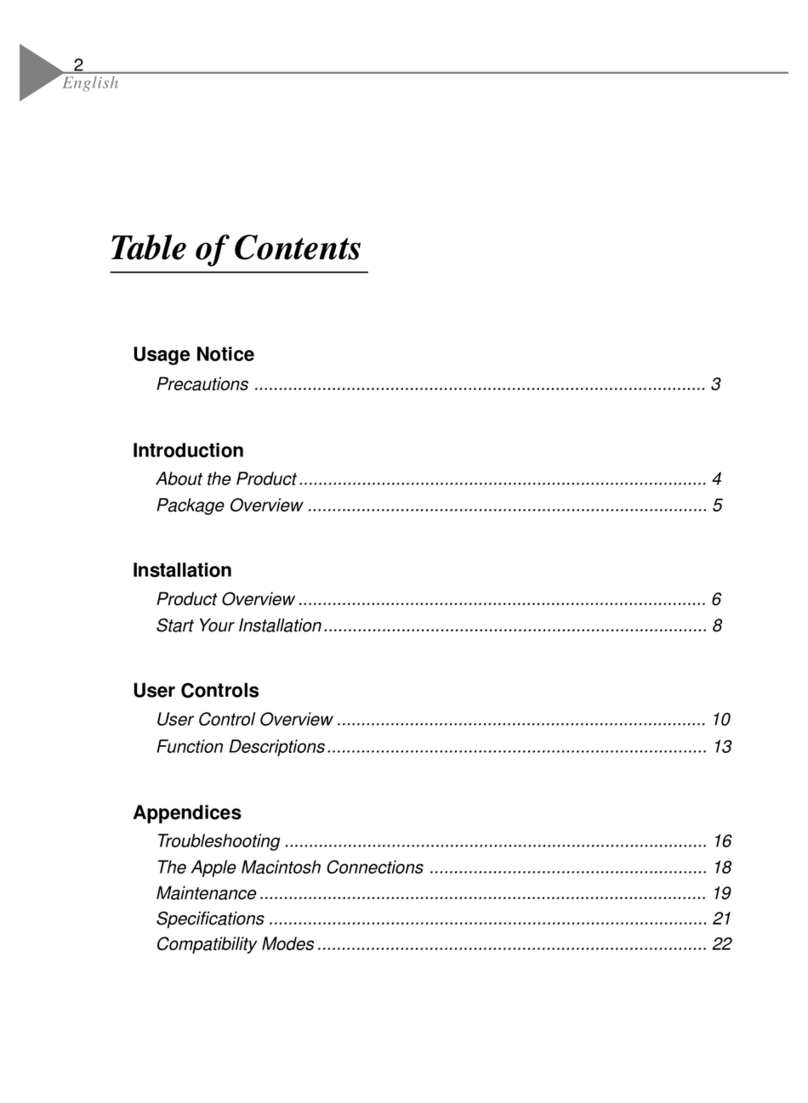 Optoma Optoma EP550 user manual