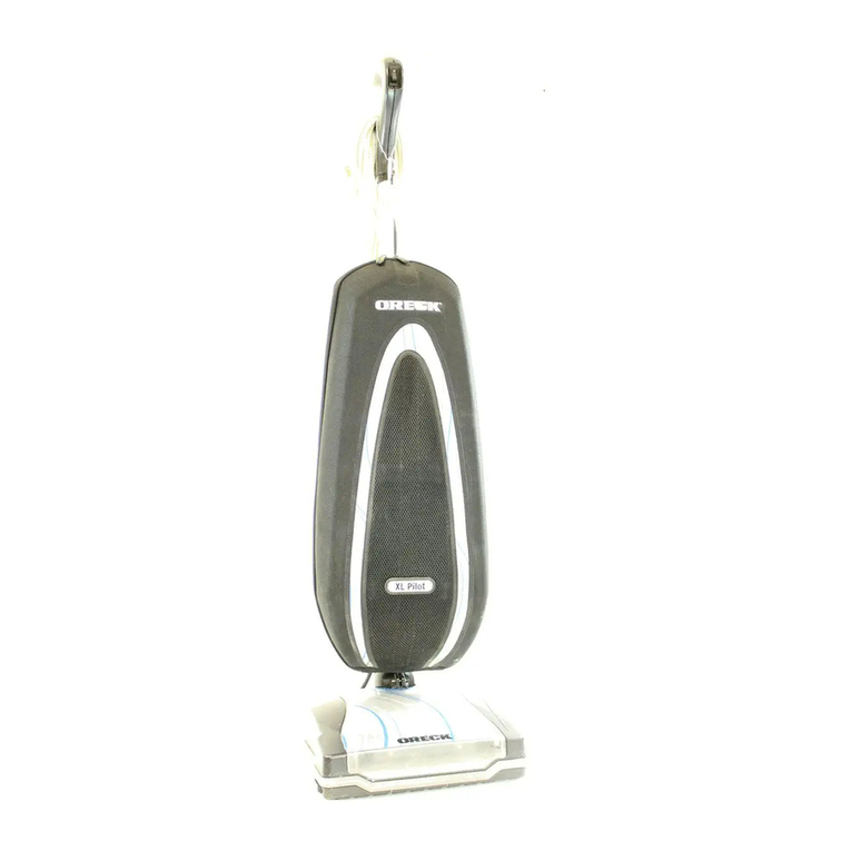 Oreck PLATINUM PILOT 79053-01REVA User manual