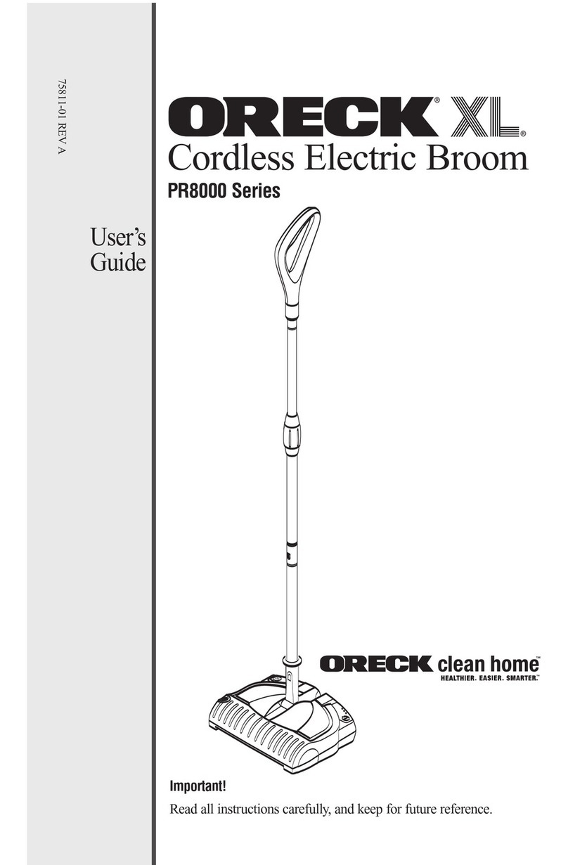 Oreck PR8000 user guide