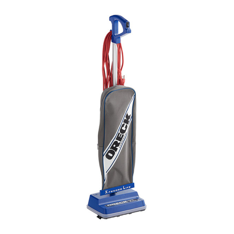 Oreck XL2100HH User manual