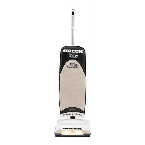 Oreck XL XL21 User manual
