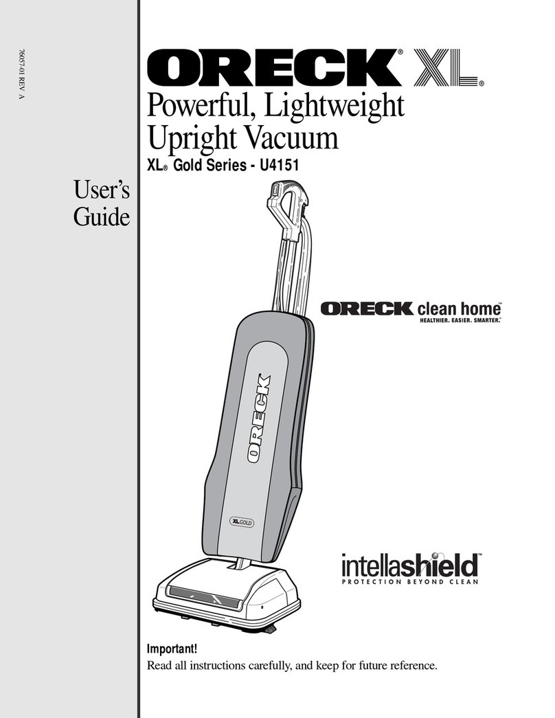 Oreck U4151 User manual Oreck U4151 User manual