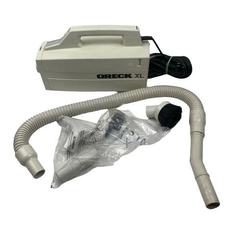 Oreck XL BB870-AW User manual