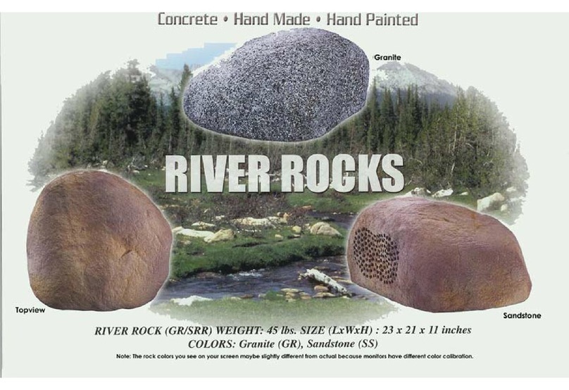OWI River Rocks User manual
