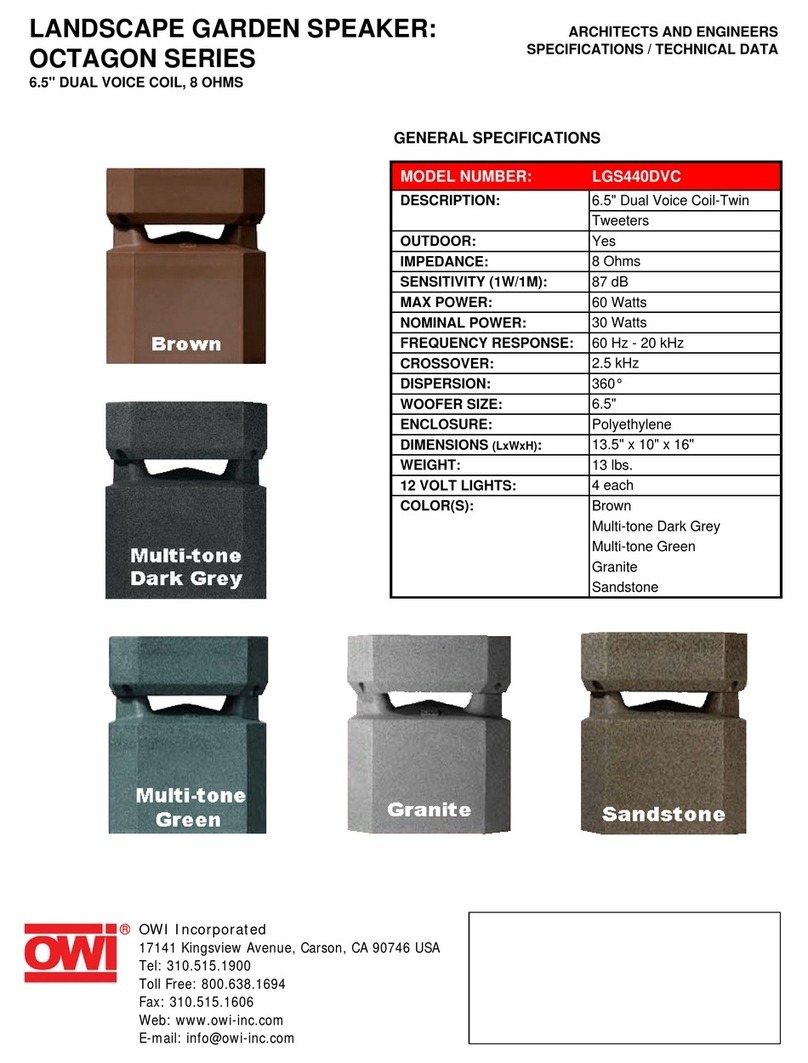 OWI LGS4400DVC User manual