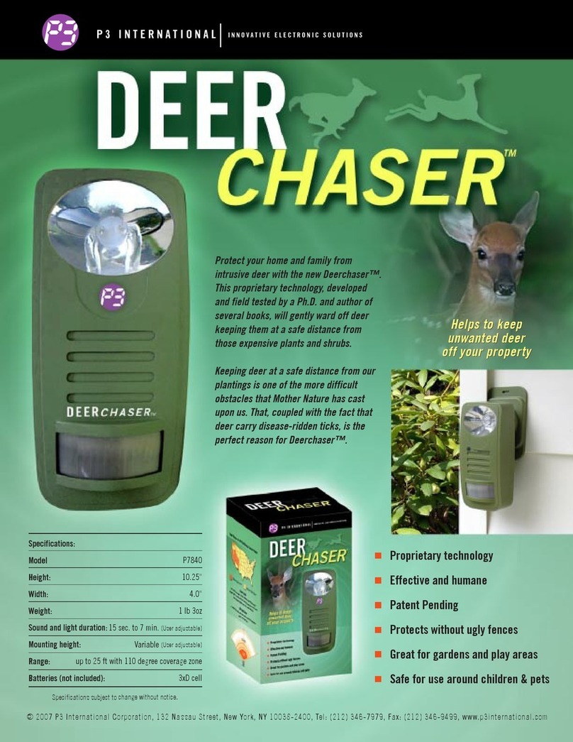 P3 International Deer Chaser P7840 Specifications P3 International Deer Chaser P7840 Specifications