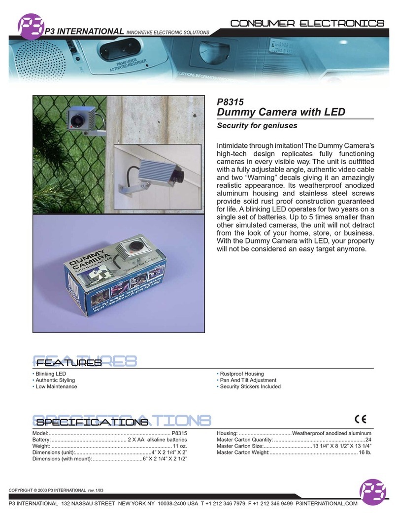 P3 International P8315 User manual