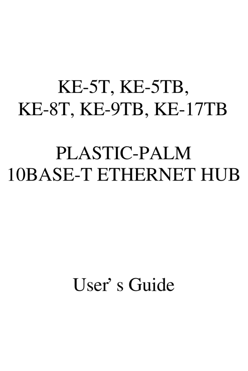 Palm ETHERNET HUB user guide