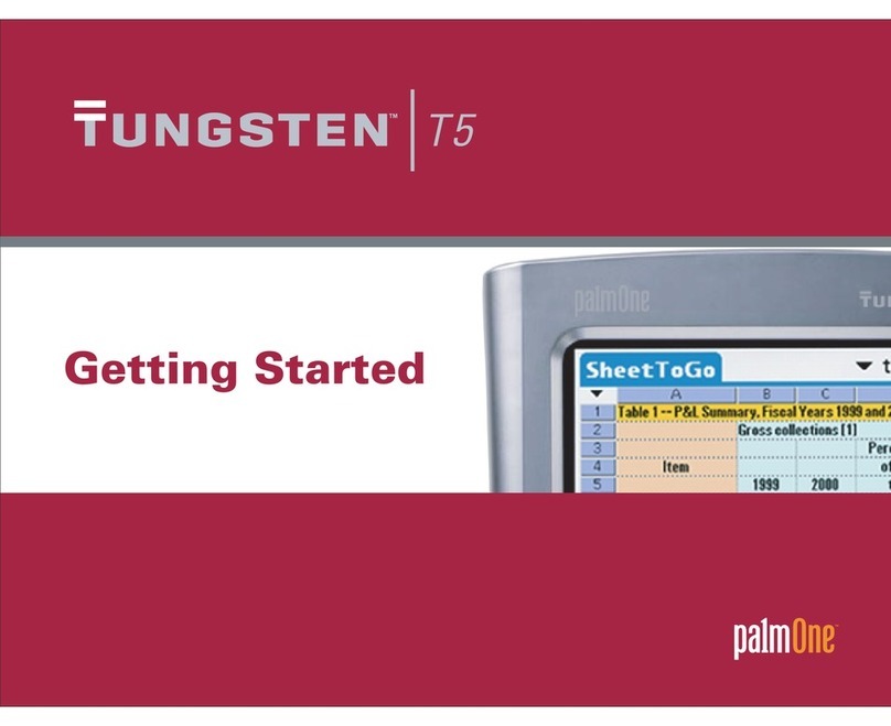 palmOne Tungsten T5 User manual palmOne Tungsten T5 User manual