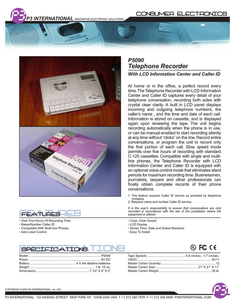 P3 International P5090 User manual