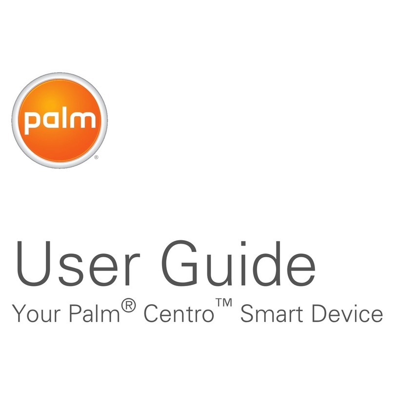Palm PDA CentroTM Smart Device User manual Palm PDA CentroTM Smart Device User manual