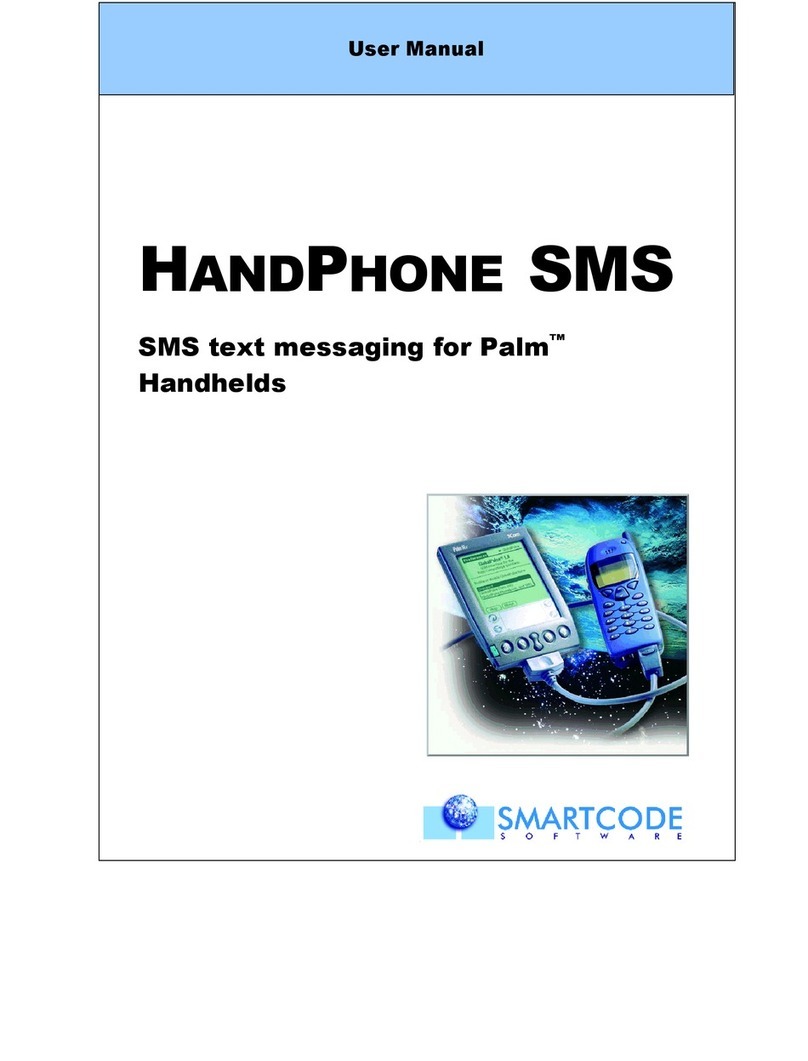Palm HandPHONE SMS user manual