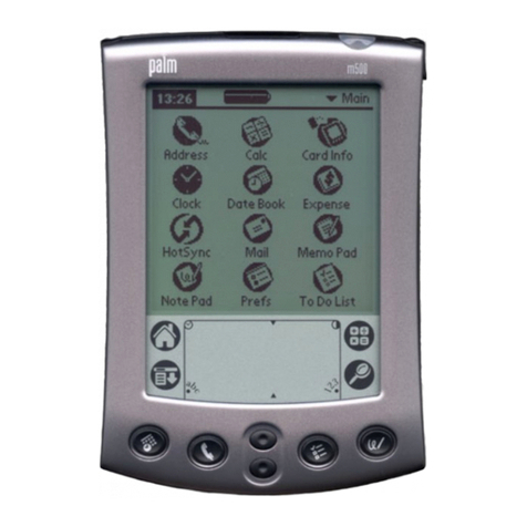 Palm m500 Series User manual Palm m500 Series User manual