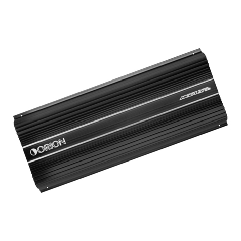 Orion 250R & 275R User manual