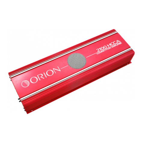 Orion 2100 HCCA User manual