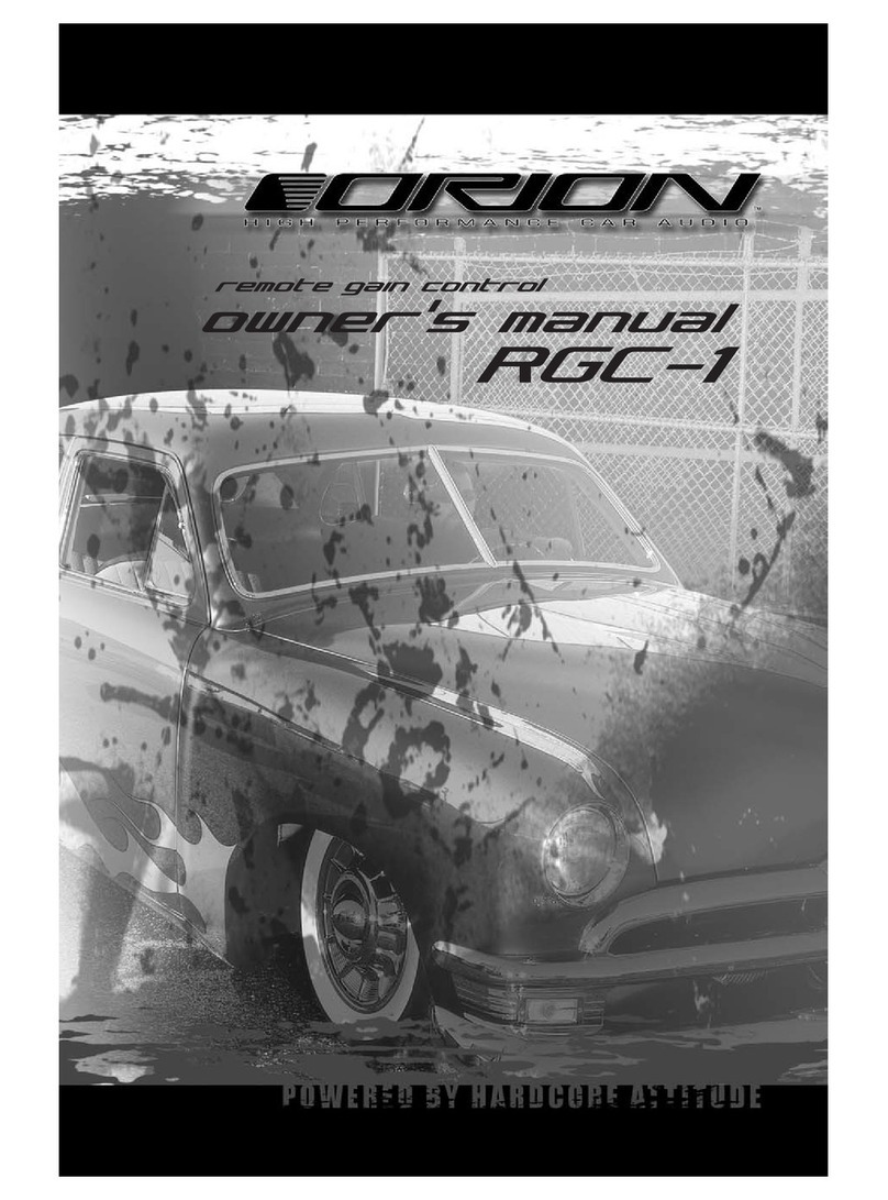 Orion RGC-1 User manual