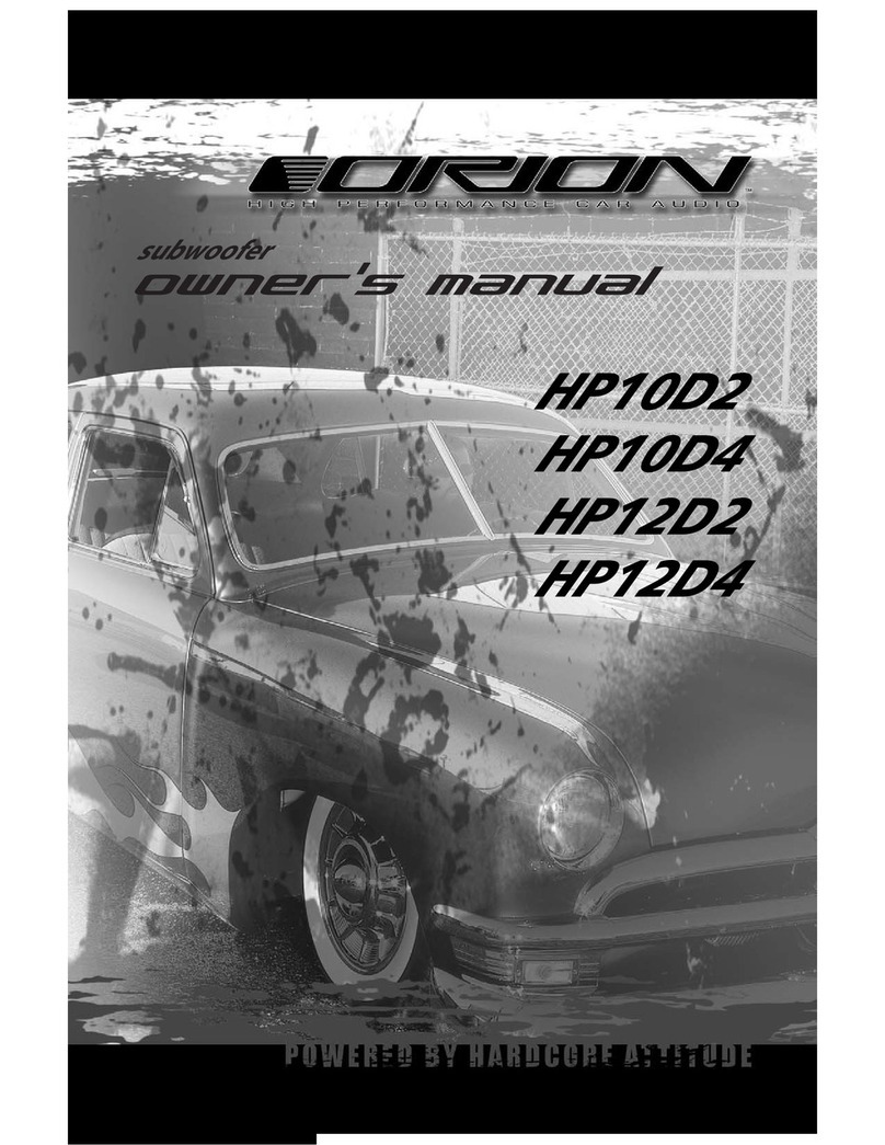 Orion HP10D2 Specifications