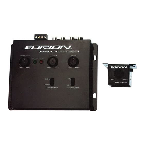 Orion ORION MaxxBass User manual