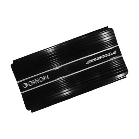 Orion XTREME 600.4 User manual