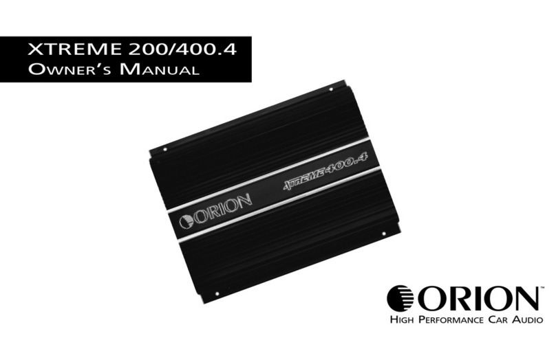 Orion XTREME 200 User manual