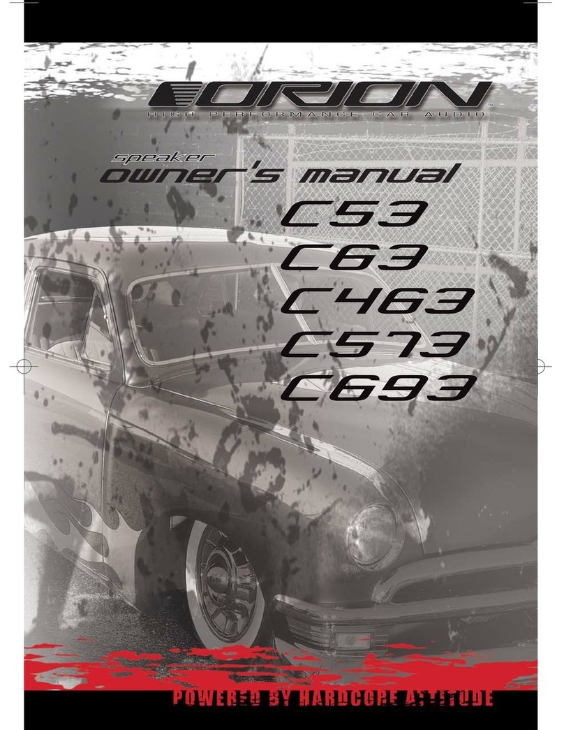 Orion C463 owner's manual