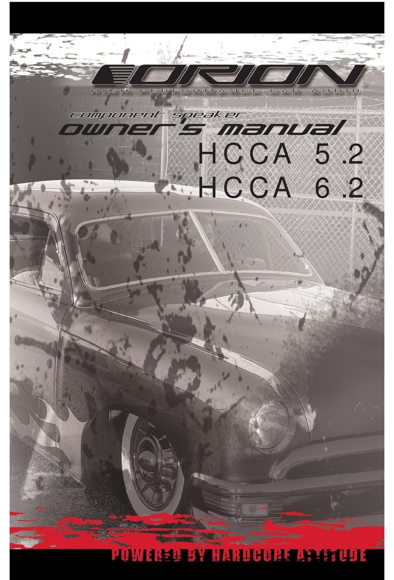 Orion HCCA 5.2 owner's manual