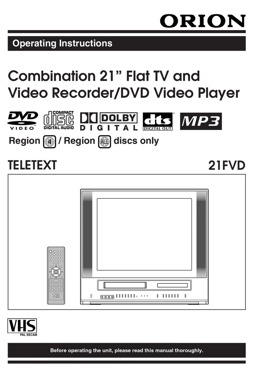 Orion TELETEXT 21FVD User manual