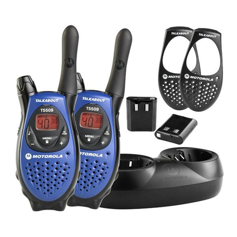 Motorola TALKABOUT T5509 User manual