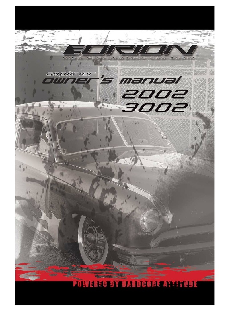 Orion 2002 User manual