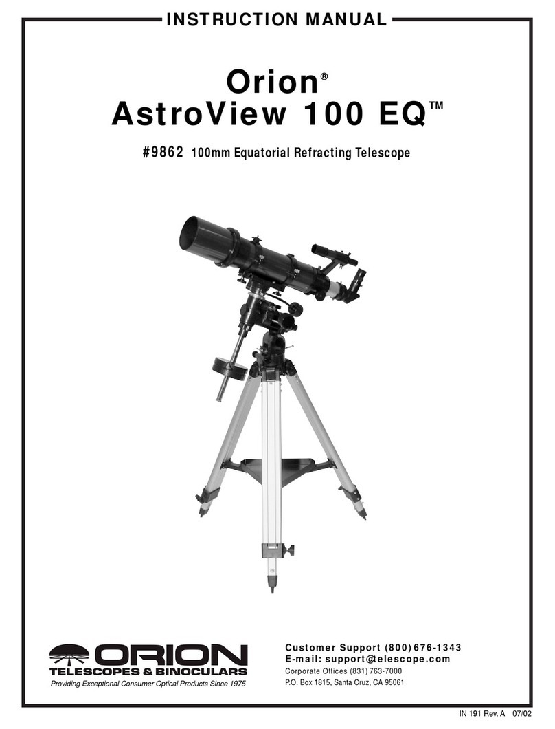 Orion AstroView 100 EQ instruction manual