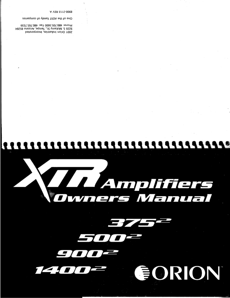 Orion XTREME 14002 owner's manual