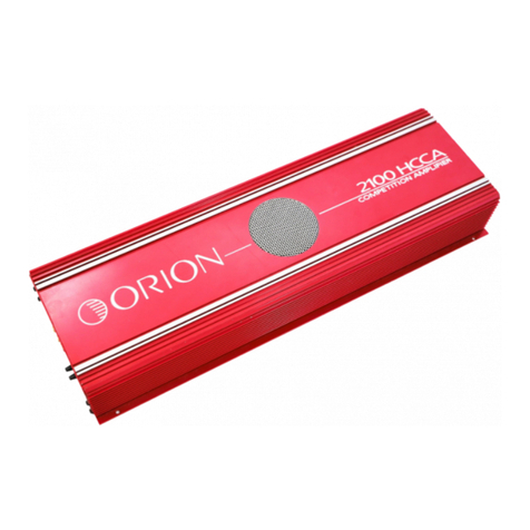 Orion 2100 HCCA User manual