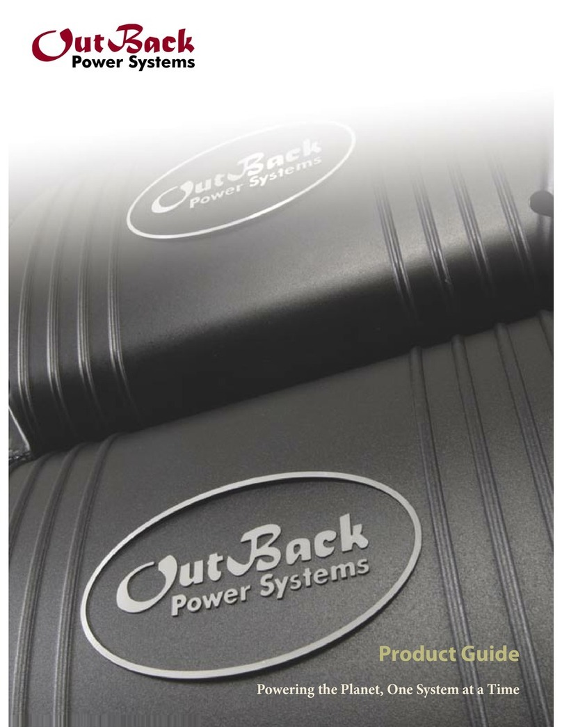 Outback Power Systems Systems User manual