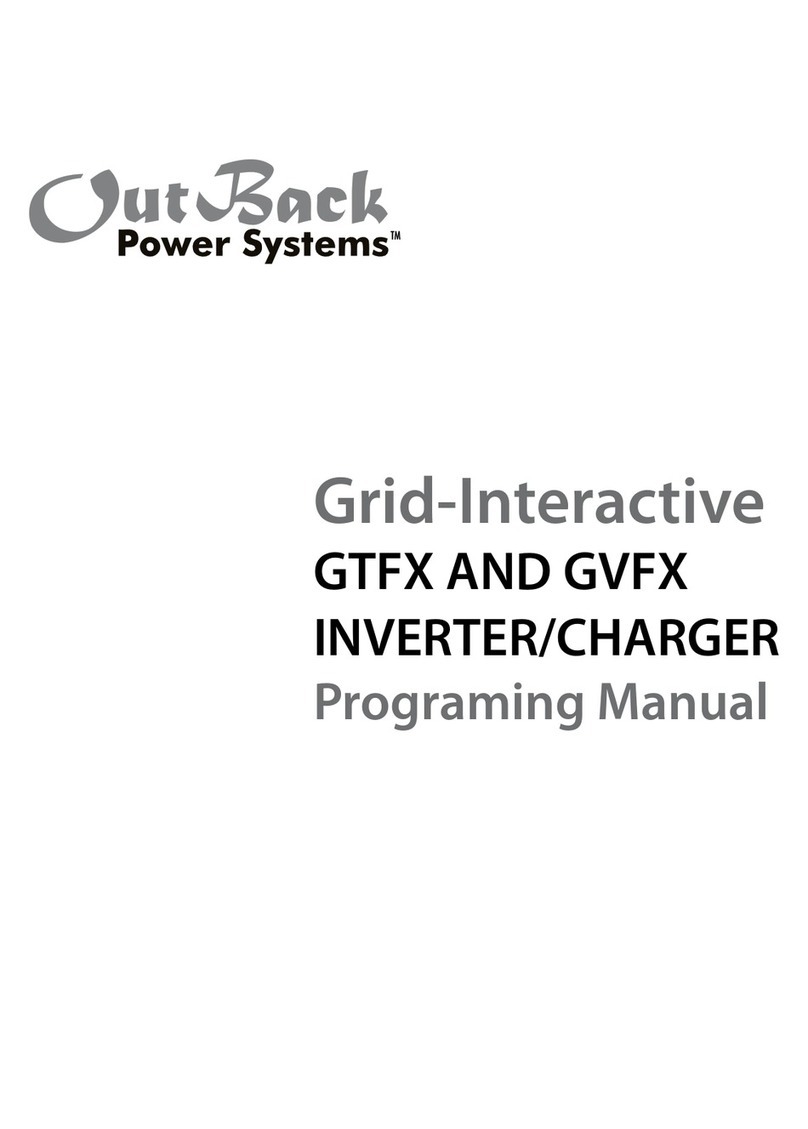 Outback Power Systems GRID-INTERACTIVE GTFX User manual