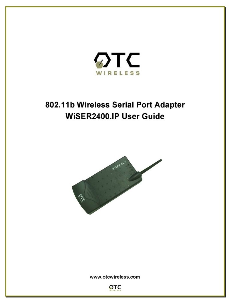OTC Wireless WiSER2400 user guide