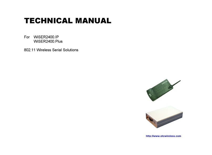 OTC Wireless 802.11 Wireless Serial Solutions... Technical manual