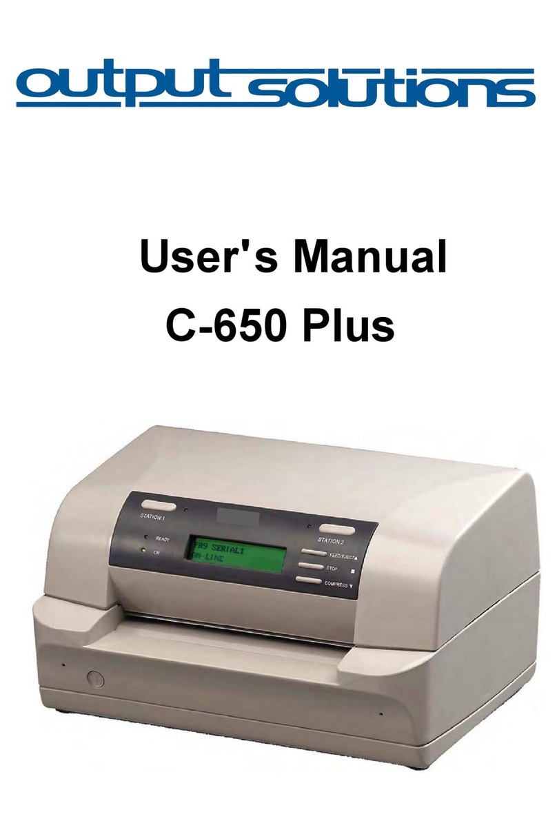 Output Solutions 650 User manual