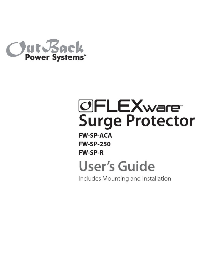 Outback Power Systems FLEXWARE FW-SP-250 user guide