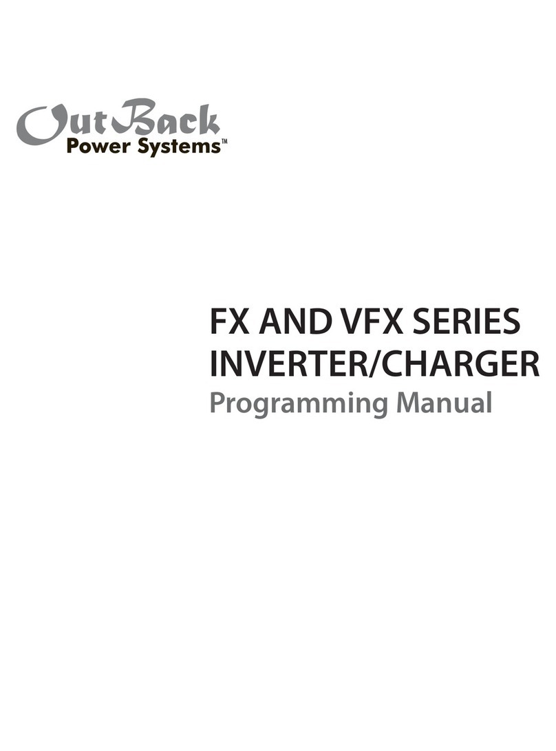 Outback Power Systems FX Series Programming manual